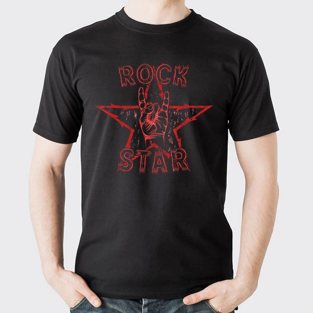 Rock Star Rock On Sign Hand Horns Limited Edition T-shirts